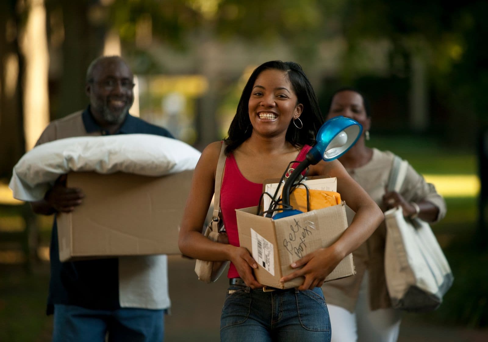 Family moving in