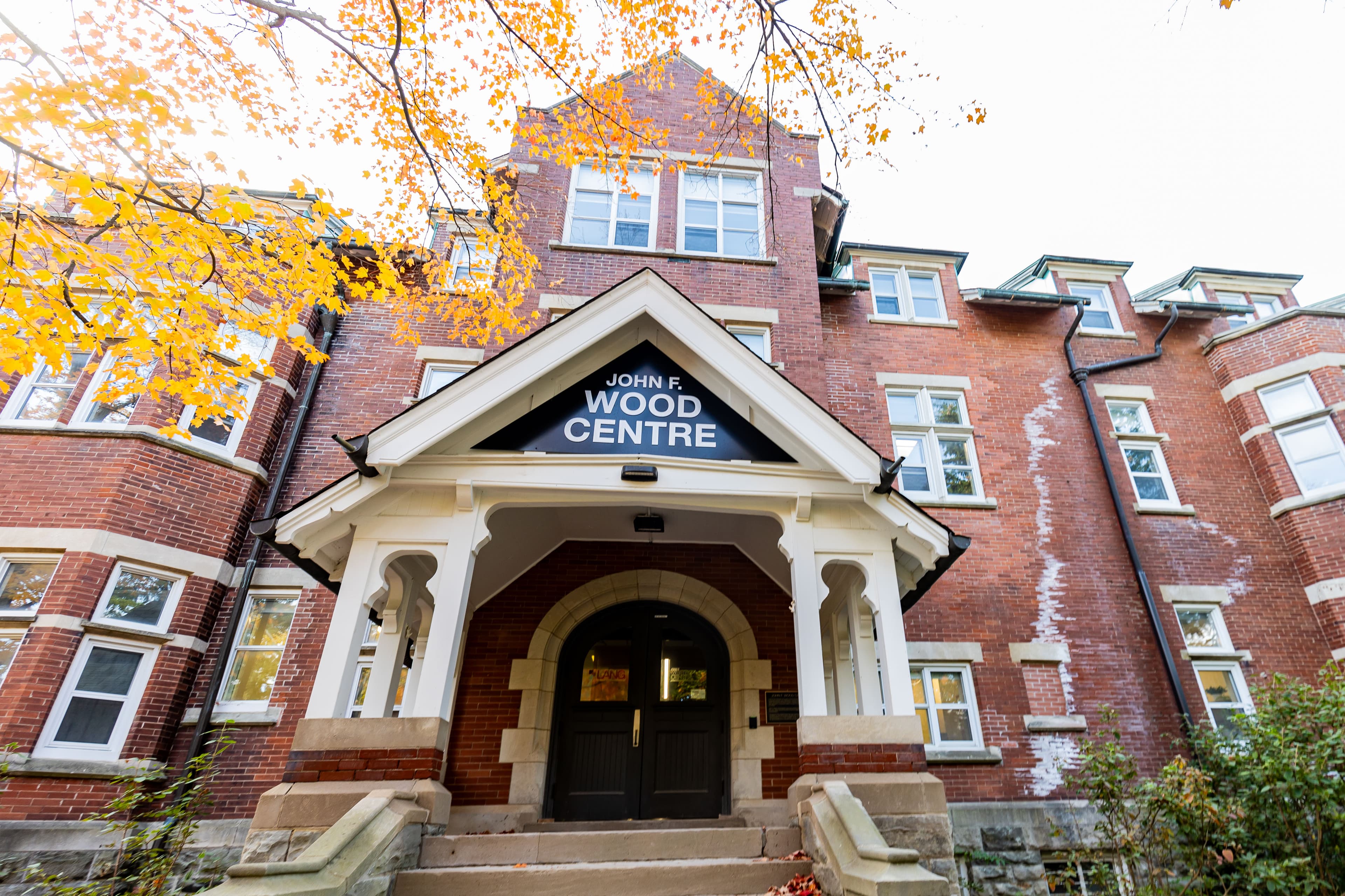 Am image of a brown brick building