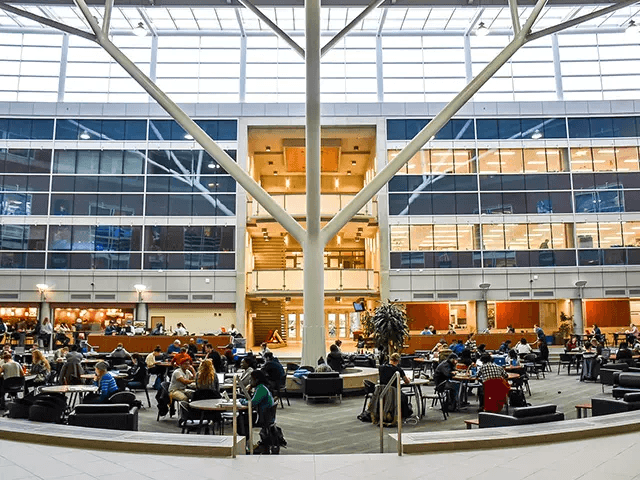 Summerlee Science Complex Waasamowin Atrium.