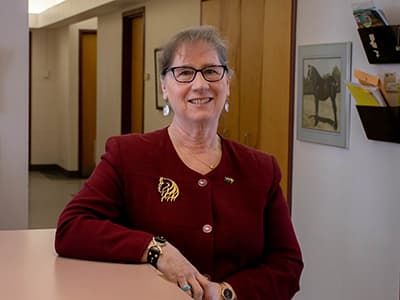Gayle Ecker, director of Equine Guelph.