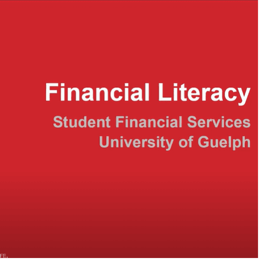 The title screen of a financial literacy webinar.
