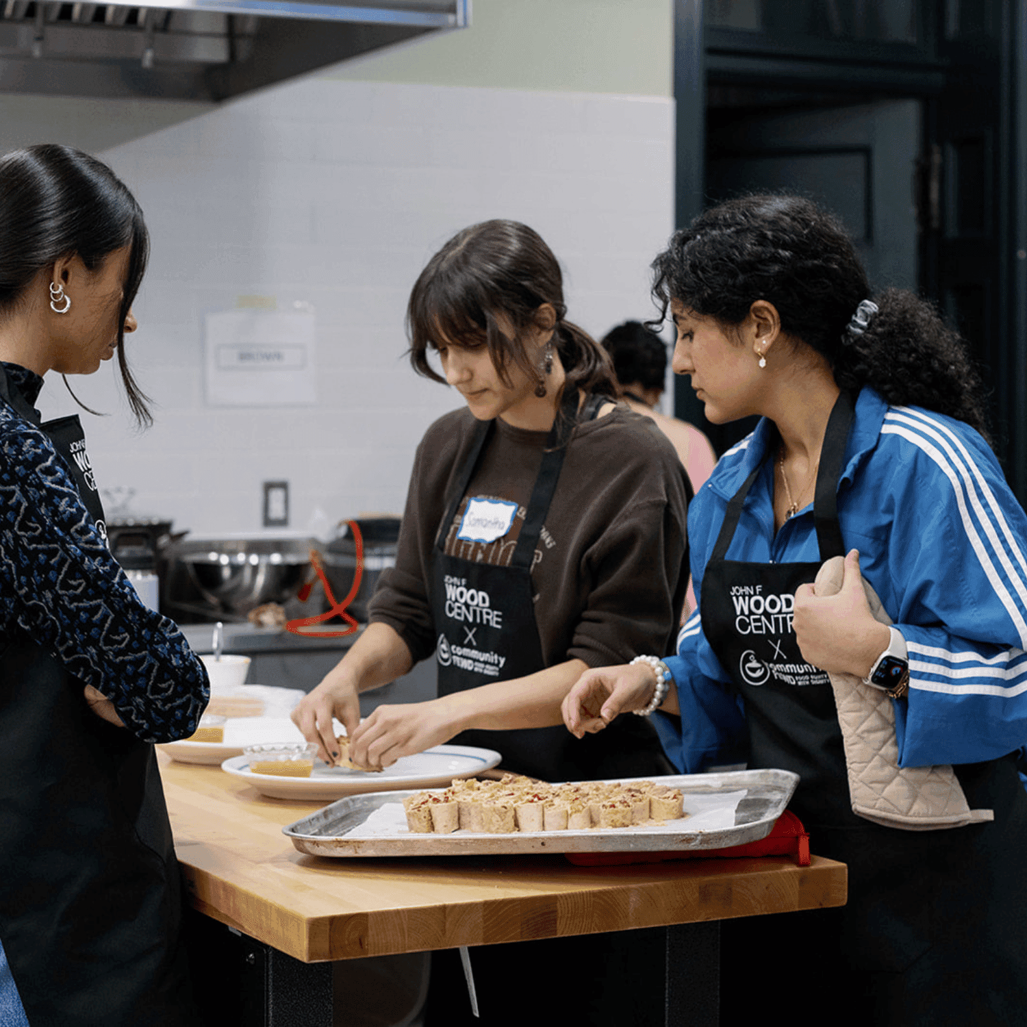 3 women cooking